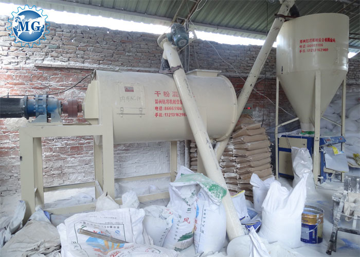3 - 5T/H Tile Adhesive Dry Mortar Plant Steel Material