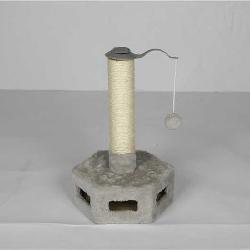 Eco - Friendly Diy Cat Scratching Post , Cat Scratch Pole Good Stability Not Hurt Skin