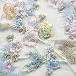 Characteristic Bridal Lace Fabrics Multicolor Sewing Lace Fabric For Fashion