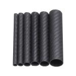 ODM Roll Wrapped Woven Finish Carbon Fiber Tube OD 5mm