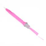 19 Inch Pink Childrens Folding Umbrella , Manual Open Personalized Kids Umbrella