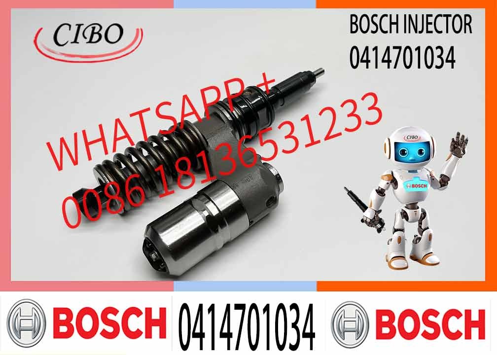Diesel Engine Fuel Injector 0414701033 Common Rail Injector 0414701034 Auto Parts Injector 16650-00Z11