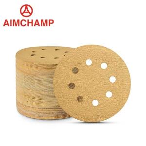 Wholesale Wood sandpaper Hook And Loop Sanding Disc Yellow White Green White Abrasive Pad from china suppliers