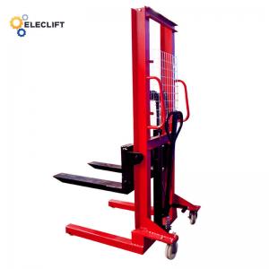 Wholesale Customized Color Manual Pallet Stacker 1000kg With Polyurethane Wheels from china suppliers