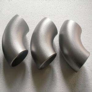 China 90 / 45 / 180 Degree Titanium Alloy Elbows Butt Welding Elbow Titanium Pipe Fittings on sale