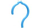 Betterall Blue Fashionable Clips Socks Usage Plastic Hangers