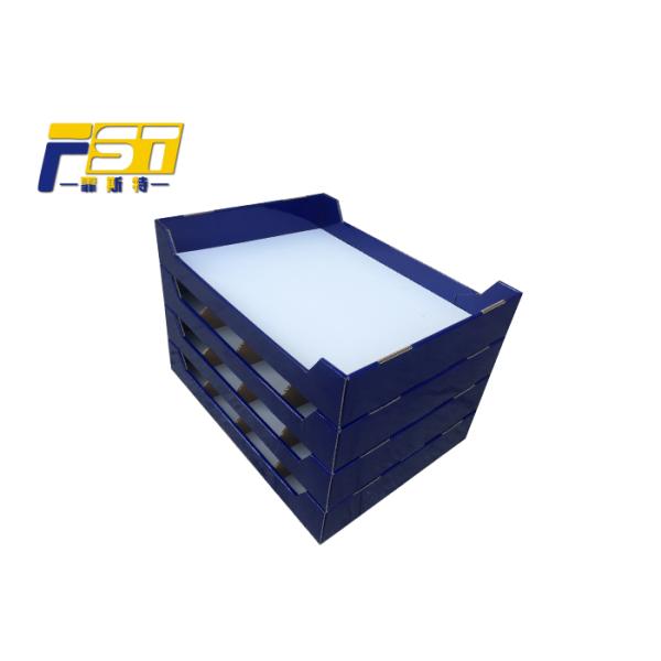 Heavy Duty Colored Corrugated Boxes UV Coating Serviceable High Load-Bearing Capacity