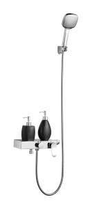 Wholesale 8% Nickel Brushed Stainless Steel Shower Set Wall Mounted from china suppliers