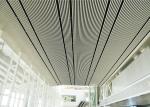 Aluminum Commercial Ceiling Tiles / Decorative Suspended Ceiling for Airport