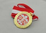 3D Nickel Ribbon Medals Without Enamel For Carnival