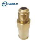 Precision CNC Brass Machining Accessories, Brass Injector, Gold