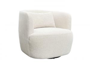 China Swivel Chair Waist Pillow Pure Sponge Padded Seat Polyester Fabric Cover Armchair on sale