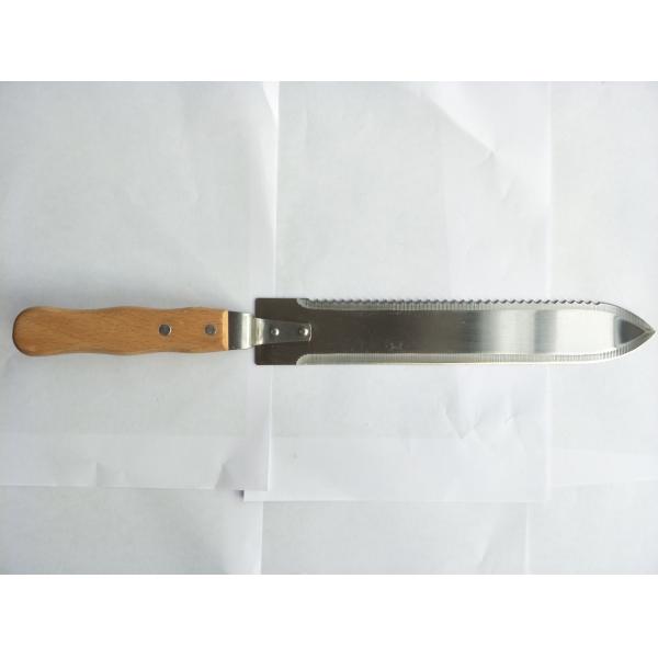 40cm durable stainless steel Honey Uncapping Knife With Curved and Straight Side