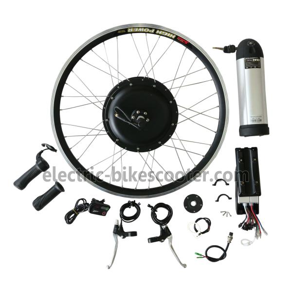 26 Inch Ebike Conversion Kit , Electric Bike Conversion Parts Pedals Assisted