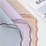 Frosted Flower Wrapping Paper With Wavy Lines Gift Packaging Waterproof Gift