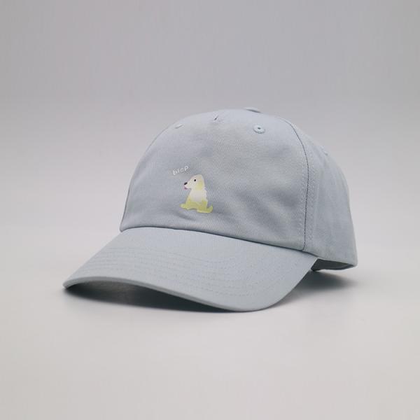 sport embroidery logo 100% cotton men unstructured white dad hat plain custom