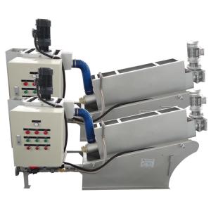 Wholesale SS304 Screw Press Slduge Dewatering Machine Sludge Treatment Machine 1-500m3/H from china suppliers
