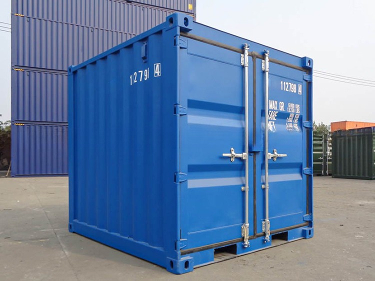9.95CBM Capacity Customized 8ft 8 Foot Mini Shipping Container Whole Sale Dry Steel Container in Tianjin Shanghai Qingdao