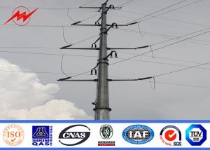 Wholesale 69kv Galvanized Steel Utility Power Poles For Power Transmission Line Project from china suppliers