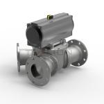 Solid Plunger Pneumatic Diverter Valves For Pneumatic Conveying Stainless Steel