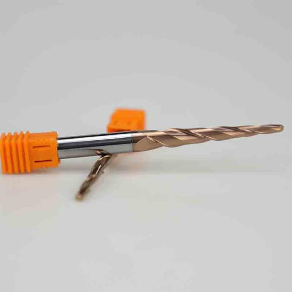 55 Degree Wolfram Steel CNC Router Bits Customizable OEM Spherical Milling Cutter Metal Alloy Tapered Ball Nose End Mill