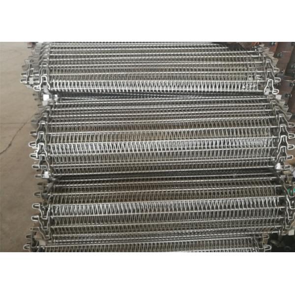 Food Freezing Stainless Steel Wire Mesh Conveyor Belt Good Conveying Function