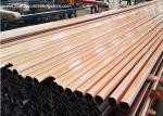 Rose Gold Aluminium Wardrobe Rail Tube , Extruded Aluminium Sections
