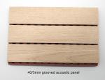 Luxury American Oak Veneer Acoustic Slat Wood Wall Panels Linear Timber
