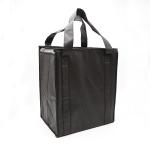 Top grade superior quality pp non woven black handle cooler bag thermal bag