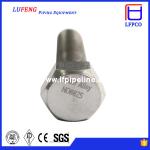 Inconel 718 Incoloy 825 stainless steel stud bolts with hex nut China manufactur