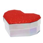 Unique Luxury Cardboard Paper Heart Shaped Flower Box With Custom Printing