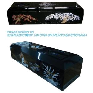 Wholesale Paulownia Solid Wood Coffin With Carving Funeral Wood Casket Dome Coffin Wooden Casket Dome Shape from china suppliers