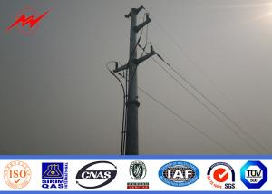 Wholesale Conical Urban Road Electrical Power Pole Galvanized Steel Tapered 10kv - 550kv from china suppliers