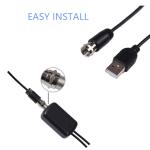 Film Size 300*330mm Indoor 50 Miles Amplified HD TV Antenna with Coax Cable