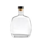 Hot Stamping 750ml Standard Transparent Extra Flint Giant Liquor Bottles for