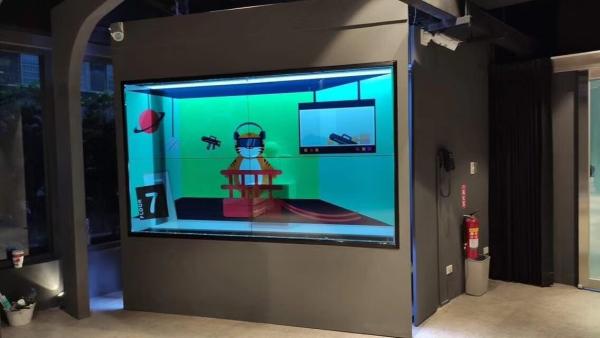 49inch 4K Transparent LCD Video Wall 2X2 Landscape / Portrait Screen Position