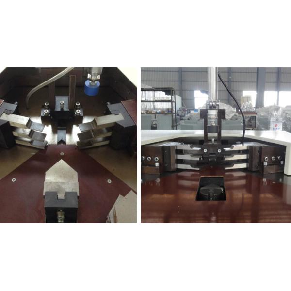 Single Head Corner Combining Machine for Aluminum Window / Corner Crimping Machine for Aluminum Window Frame Assembly