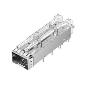 Wholesale LP11BC02200 SFP+ 1x1 Cage Press-Fit With Light Pipe from china suppliers