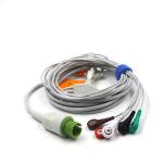 Spacelabs 5 Lead ecg cable with snap end Adult/Pediatric 17 Pin Connector 3.6m