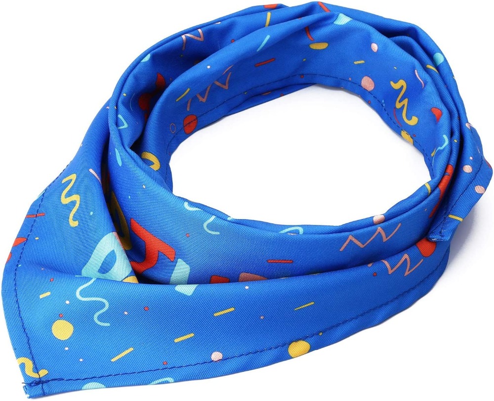 Dog Birthday Stocked Occasion Bandana Bone Chew Toy Set Pet Custom Printed Bandanas