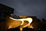Metal Outdoor Modern Art Sculpture Abstract Painted For Building Decoration