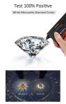 18k White Gold Solitaire Moissanite Engagement Rings 2 Carat Wedding Bands