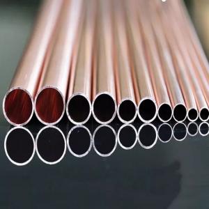China 0.5mm Seamless Round Metal Tube Copper And Copper Alloys B2 on sale