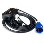 Mobile 16A 32A Single Phase EV Charger Type 2 Type 1 GBT EVSE Charging Station