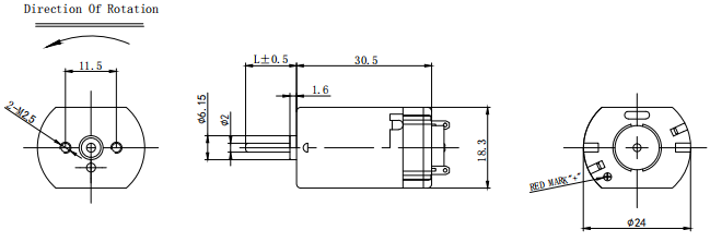 FK-280SA FK-280PK 24mm 12V Micro Brushed DC Motor For Auto Part