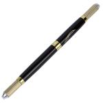 Multifunctional Black Double Head Manual Tattoo Pen 3D Embroidery Tattoo Pen