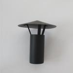 Black Rain Cap Standard Rain Protection Terminal And Suitable For Pellet Stoves