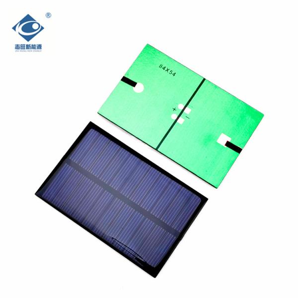5.5V Strip Solar Photovoltaic Panel 0.6W Customizable Mini Epoxy Solar Panel ZW