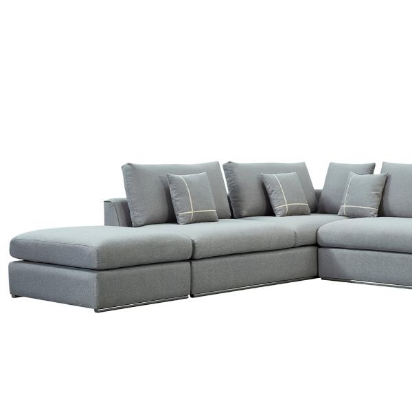 Convertible Folding Luxury Corner Sofa Practical Adjustable Height