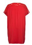 Casual Style Ladies Plus Size Dresses With Round Neck; Long Blouse Viscose